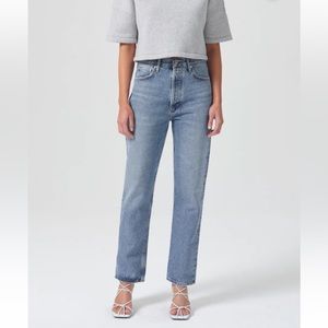 Agolde 90'S PINCH WAIST HIGH RISE STRAIGHT in Navigate